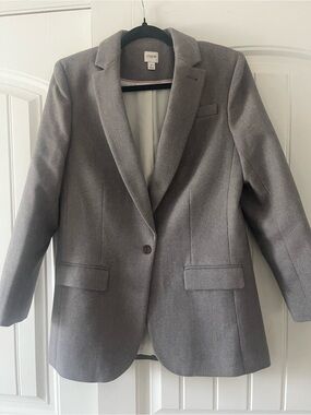 J.Crew Grey Wool Blazer